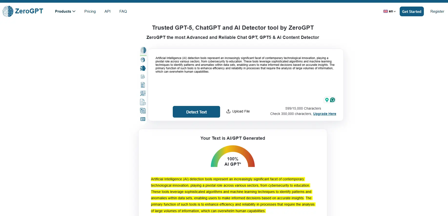 AssignmentGPT AI detector
