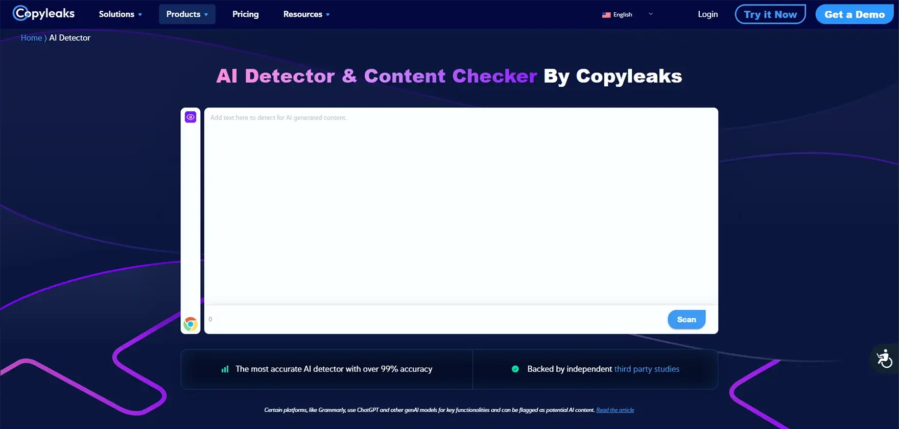 Copyleaks AI Detector
