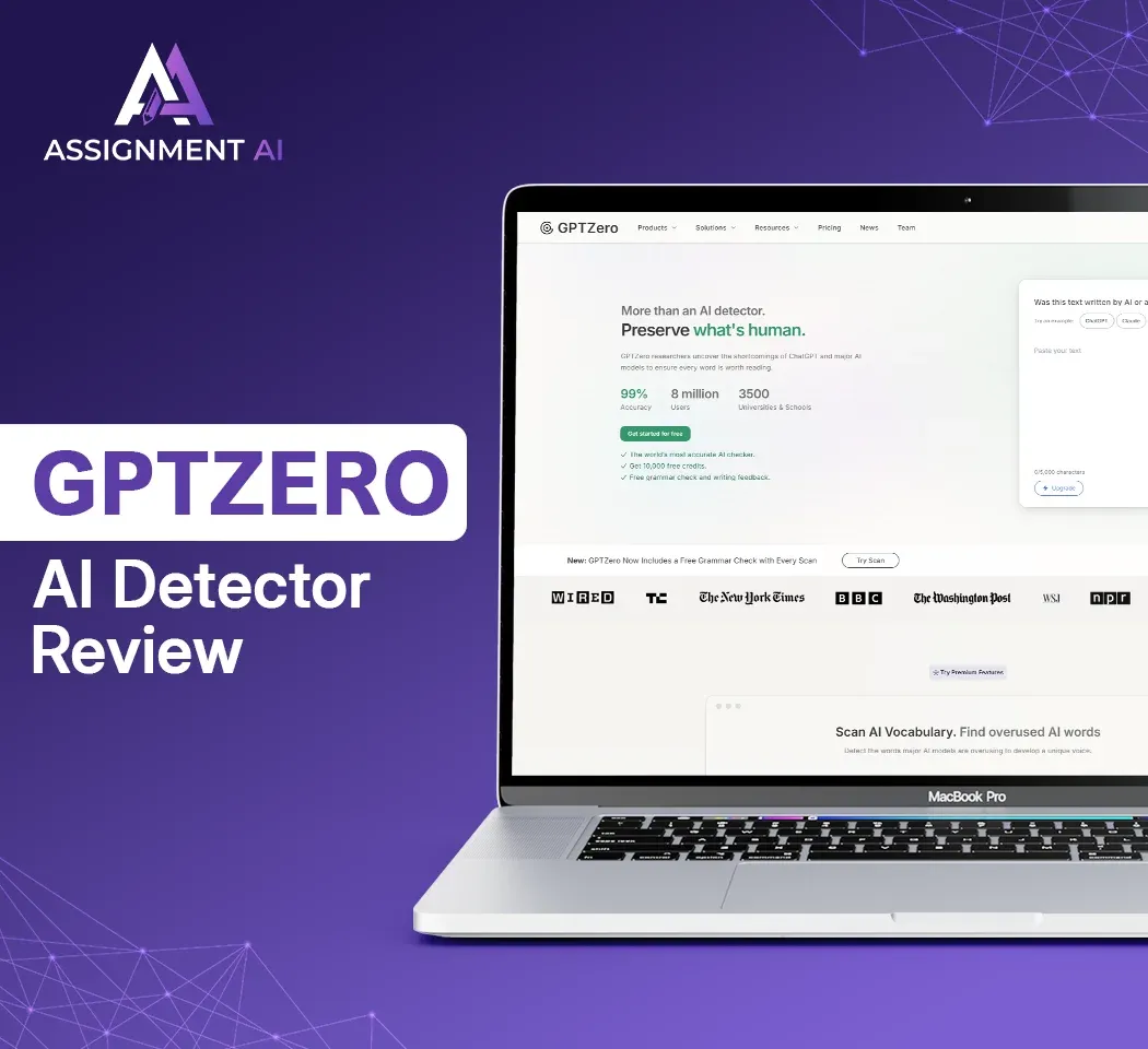 GPTZero AI Detector Review |Accuracy, Features & Alternative
