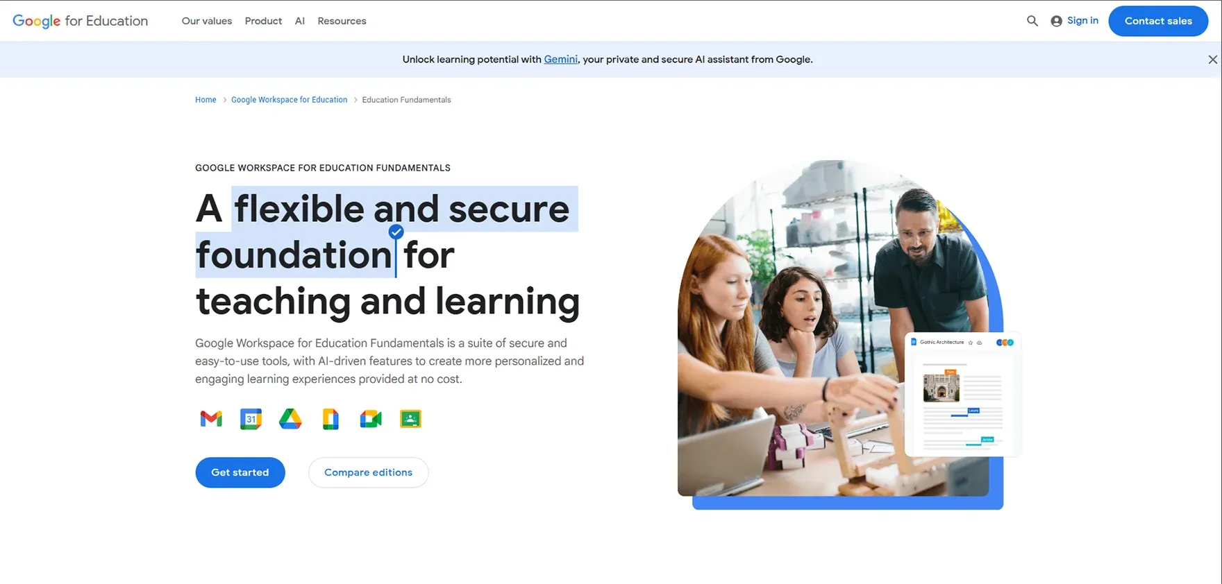 Google Apps for Education Google Apps for Education