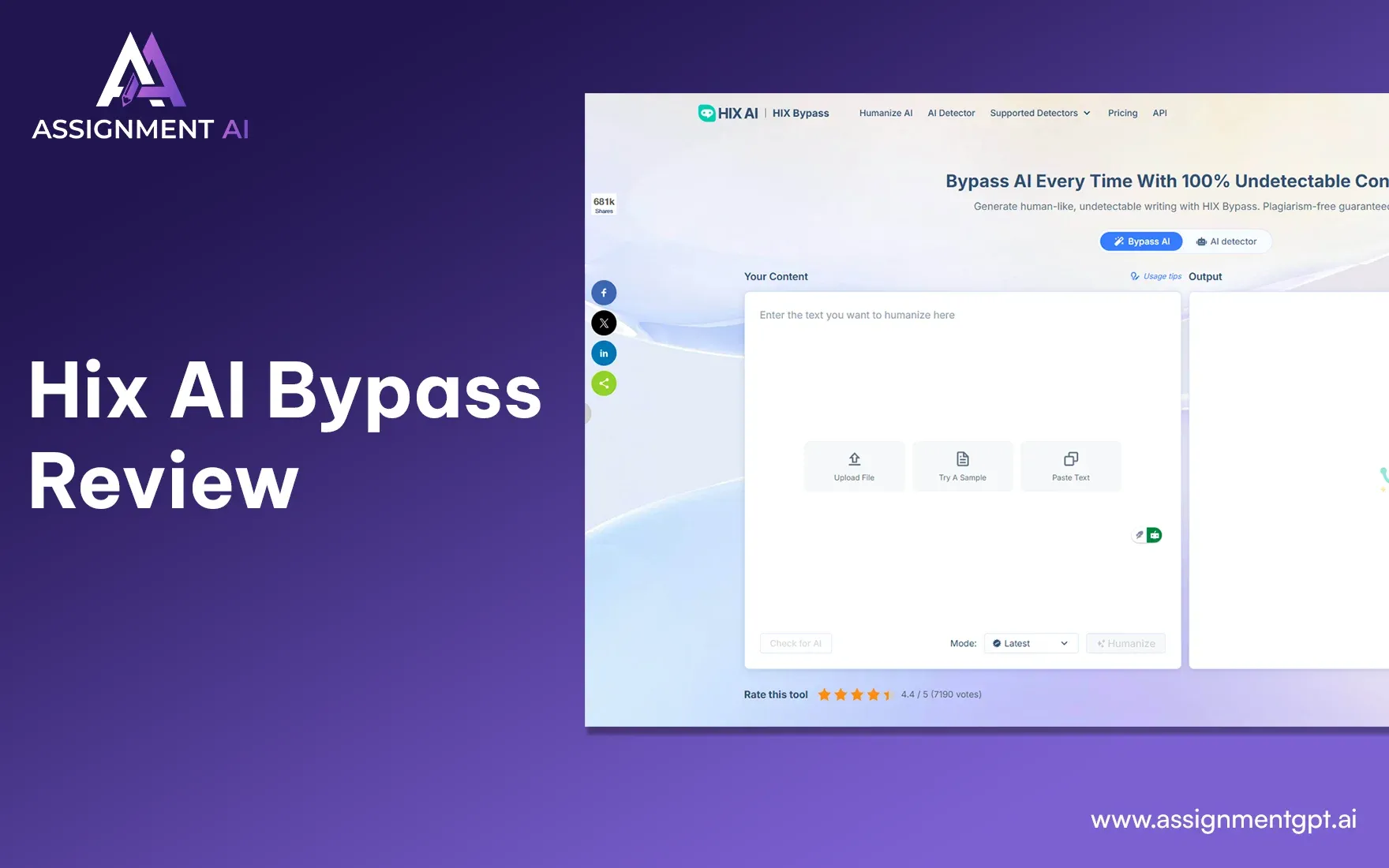 Hix AI Bypass Review | Features, Pricing and More