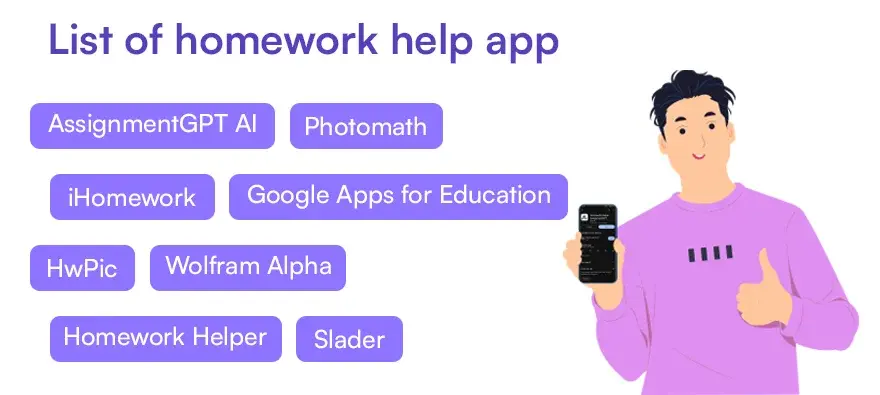 List of Homework help app List of Homework help app