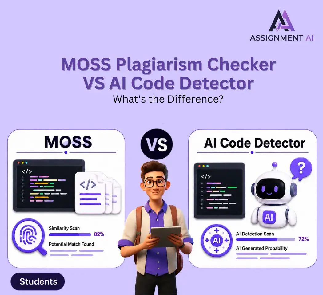 MOSS Plagiarism Checker vs AI Code Detector: Key Differences