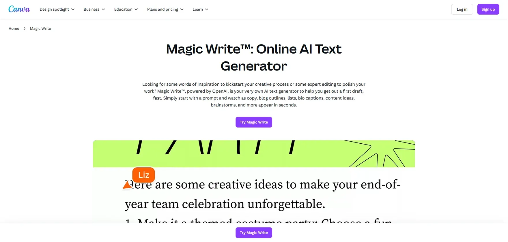 Magic Write Magic Write