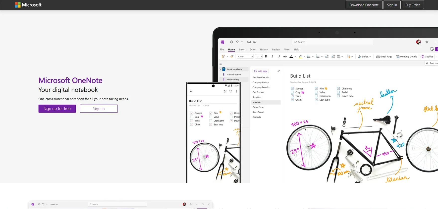Microsoft OneNote Microsoft OneNote