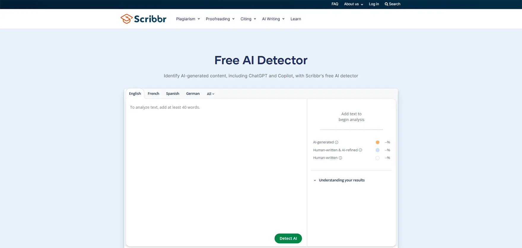 Scribbr AI