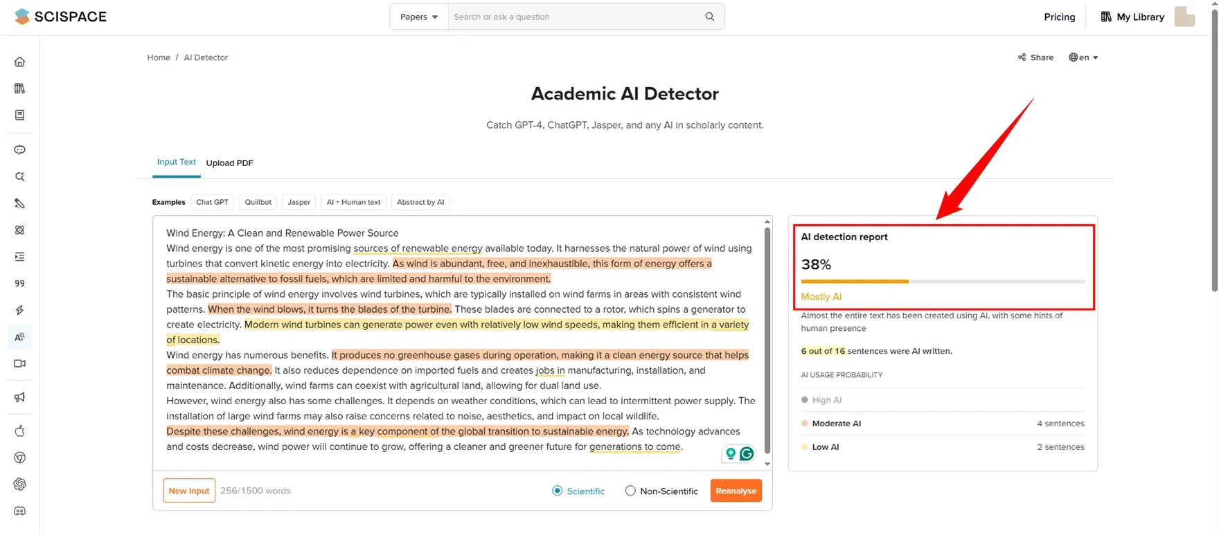 Typeset AI Detector Check Typeset AI Detector Check