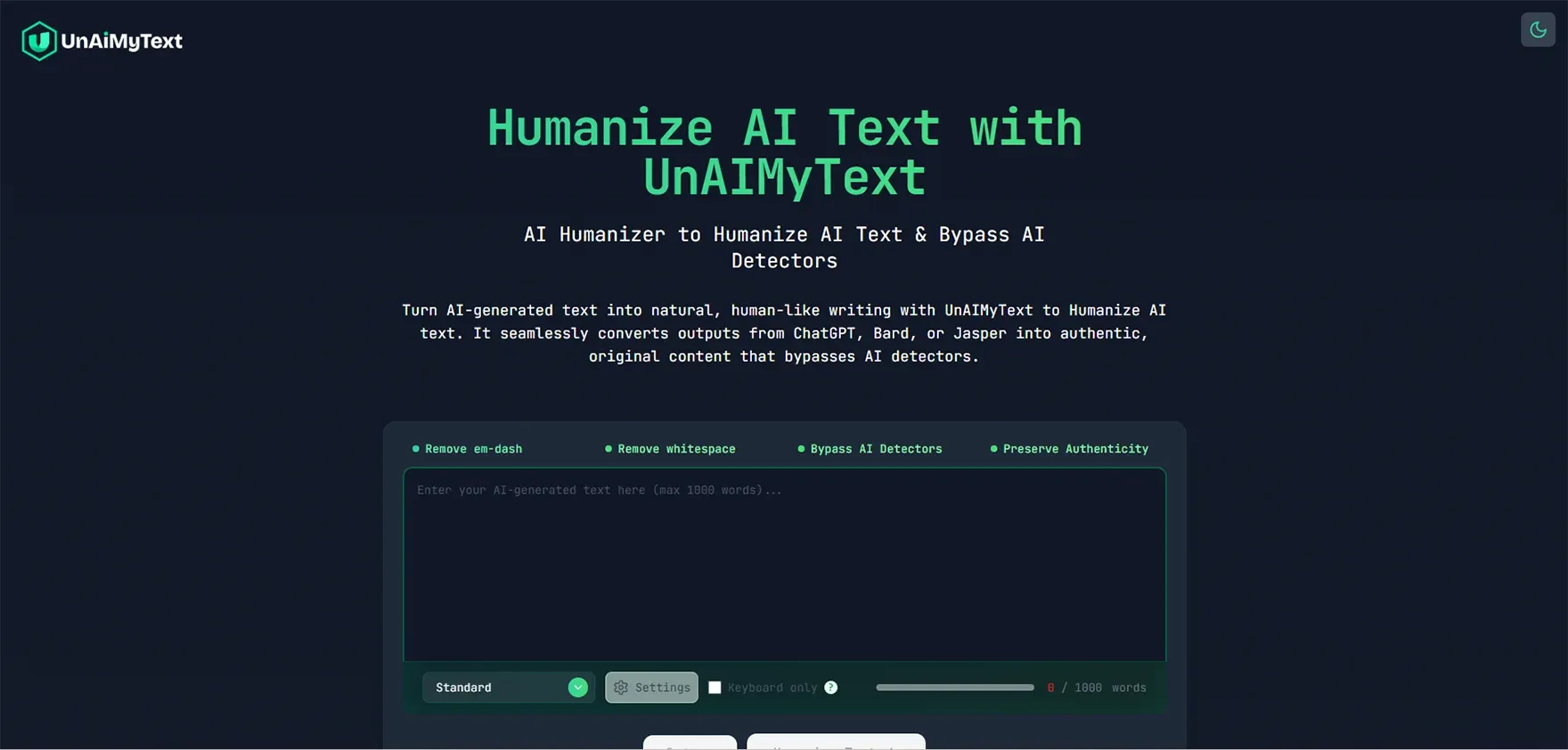 UnAIMyText UnAIMyText