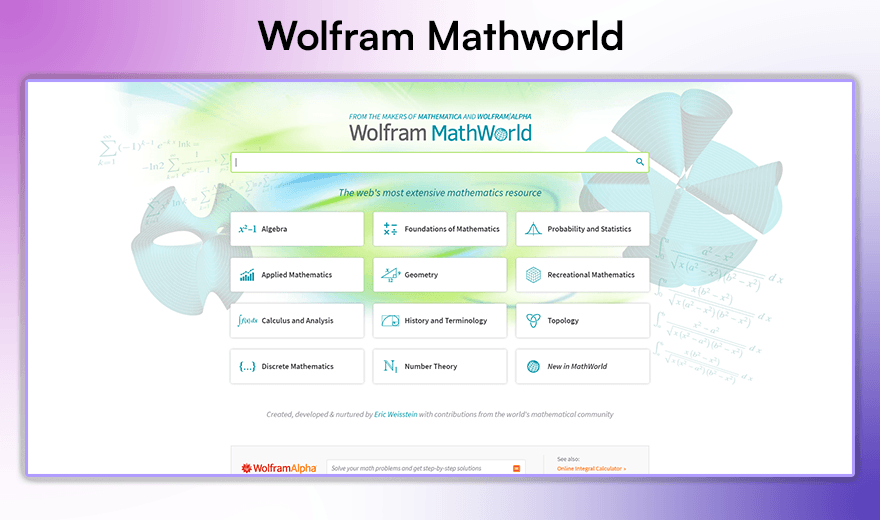 Wolfram Mathworld Wolfram Mathworld