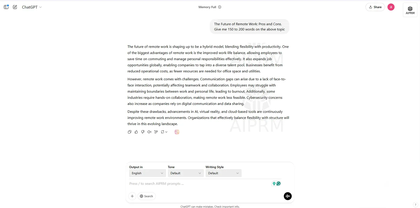 Write a ChatGPT paragraphs