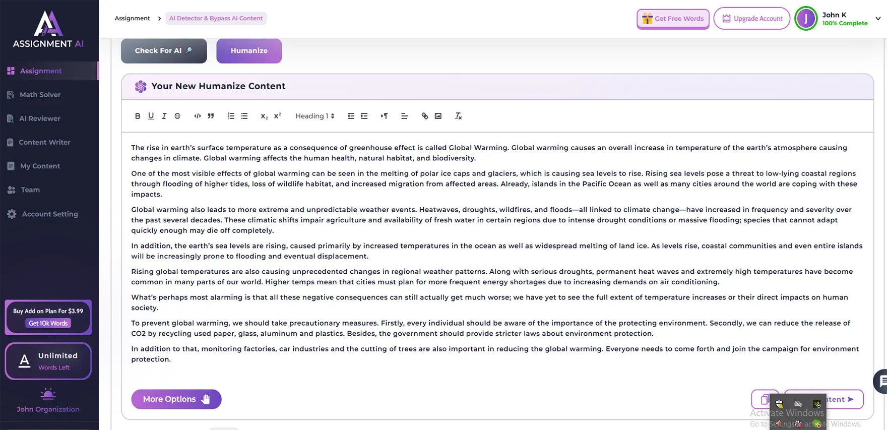 text to human text by AssignmentGPT Humanizer text to human text by AssignmentGPT Humanizer
